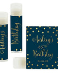 Andaz Press Personalized Milestone Birthday Party Blue,