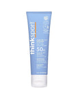 Thinksport Mineral Sunscreen, SPF 50 Clear Zinc Oxide Sunscreen, 3 Fl Oz, Natural, Water Resistant, Reef Safe, Broad Spectrum UVA/UVB Sun Screen for Sun Protection, Travel Size