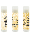 Andaz Press Personalized Lip Balm Party Glitter