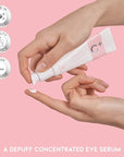 Caffeine eye cream serum for
