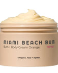 Miami Beach Bum, Bum + Body Cream, Daily Moisturizer For Total Skin Health, Body Acne Treatment, Razor Bumps, Keratosis Pilaris, Ingrown Hairs, Sunburns, Blemishes, After Sun - Orange, 3.4oz…