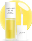 NOONI Korean Hydrating Lip Oil - Applecoco | Long-Lasting, Moisturizing, Plumping, Revitalizing for Dry Lips, Waterproof, No Peel Off, Hydrating, Nourishing Crystal Clear, 0.12 FL Oz