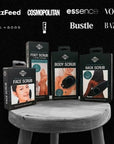 Dermasuri - Deep Exfoliating Glove - Polishing Mitt Body Scrubber - Korean Skin Cleaner Exfoliator & Dead Skin Buffing Treatment - Gifts for Women & Men - Keratosis Pilaris Scrub Remover - (1 Pack)