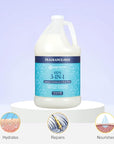 Ginger Lily Farms Botanicals Kid's 3-in-1 Shampoo, Conditioner & Body Wash, Tear-Free Formula, 100% Vegan & Cruelty-Free, Fragrance-Free, 1 Gallon (128 fl oz) Refill