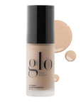 Glo Skin Beauty Luminous Liquid Mineral Foundation Makeup with SPF 18 (Naturelle) - Improves Uneven Skin Tone, Smooths & Corrects Imperfections, Sheer to Medium Coverage, Dewy Finish