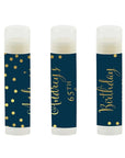 Andaz Press Personalized Milestone Birthday Party Blue,