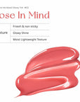 Peripera Ink Mood Glowy Tint, Lip-Plumping, Naturally Moisturizing, Lightweight, Glow-Boosting, Long-Lasting, Comfortable, Non-Sticky, Mask Friendly, No White Film (03 ROSE IN MIND)