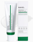RAVIEL Green Derma Double Cica Cream | Redness relief & Skin Barrier Protection | Calming & Soothing, Deep Hydration Moisturizer for All Skin Types | Korean Skincare (1.7 fl oz, Pack of 1)