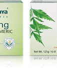 Himalaya Purifying Neem & Turmeric Cleansing Bar for Clean and Healthy Looking Skin, 4.41 Oz (125 gm) (Pack of 2)