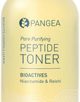 Pangea Organics - Natural Niacinamide + Reishi Pore Purifying Peptide Toner | Vegan, Non-Toxic, Sustainable Clean Beauty (Glass Bottle, 4 fl oz | 118 ml)