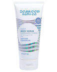 Seaweed Bath Co. Calm Body Scrub, Vetiver Geranium Scent, 6 Ounce, Sustainably Harvested Seaweed, Sea Kelp, Glycolic Acid