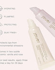 Jouer Essential Vegan Lip Enhancer - Plumping Lip Gloss - Enhancing Lip Conditioner - Moisturize, Plump, & Nourishing Lip Care - Jojoba Seed Oil & Maxi Lip Formula for Moisturizing & Fullness, Vanilla