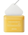 MEDIHEAL Vitamide Brightening Pad - Vegan Face Hypoallergenic Pads with Niacinamide, Sea Buckthorn - Radiance Boosting Pads for Clear, Illuminating Skin 100 Pads