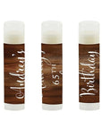 Andaz Press Personalized Milestone Birthday Party Balm