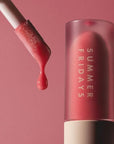 Summer Fridays Dream Lip Oil - Tinted Lip Oil with Moisturizing Sheer Coverage, High-Shine and Deep Hydration - Non-Sticky Formula for Long-Lasting Softness - Pink Cloud (0.15 Oz)