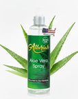 Allurials 99.75% Pure & Organic Aloe Vera Spray, Clinically tested & Dermatologist approved, Hydrates & Heals Dry & Damaged Skin & Hair- 12 Oz