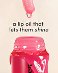 Evereden Kids Tinted Lip Gloss: Sheer Red - Non Toxic, Vegan Clean Makeup for Kids - Soothing & Hydrating Lip Gloss with Cherry, Peach, & Cranberry Oils