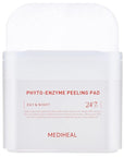 MEDIHEAL Phyto Enzyme Peeling Gauze Pads - Vegan Face Resurfacing Pore Tightening with LHA & Papaya Enzymes - Exfoliating Pads, 90