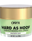 Onyx Professional Hard as Hoof Nail Strengthening Cream, Shea Butter Scent - Nail Growth & Conditioning Cuticle Cream Stops Splits, Chips, Cracks & Strengthens Nails, 1 oz