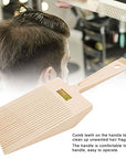 Professional Flattopper Hair Styling and Cutting Tool - Portable Wide Flat-Top Comb With Accurate Water Levelling System