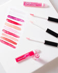 wet n wild MegaSlicks Lip Gloss, Ultra-Glossy, Vitamin-E Enriched, Ultra-Gloss High Shine Moisturizing, Cruelty-Free & Vegan - Red Cherish