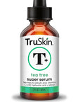 TruSkin Tea Tree Oil Acne Treatment for Face – Acne Serum – Improve the Appearance of Pores, Skin Tone for Smooth, Glowing Skin with Salicylic Acid, Vitamin C, Niacinamide & Retinol, 2 OZ