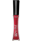 L’Oreal Paris Makeup Infallible 8 Hour Hydrating Lip Gloss, Red Fatale, 0.21 Fl Oz