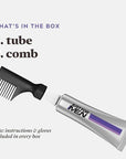 Just For Men Touch of Gray, Mens Hair Color Kit with Comb Applicator for Easy Application, Great for a Salt and Pepper Look - Black, T-55, Pack of 1