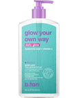 b.tan Clear Gradual Self Tanner Gel | Glow Your Own Way, Daily Use - Best Everyday Dark Sunless Tanning Moisturizer, Transfer Free, Bronze Extender, No Fake Tan Smell, 20 Fl Oz