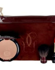 Guerlain Terracotta 3 Piece Set (#344 Sexy Coral + Bag) 12 Oz