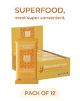 Organic Functional Mushroom Protein Bars | Full Dose (1500mg) Lions Mane, Chaga, Reishi & Cordyceps Bars | Vegan Protein Bars, Adaptogens, Superfoods Protein Bars | Banana Chocolate Chip Flavor