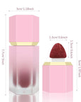 Liquid Blush for Cheeks, Soft Cream Blush with Cushion Applicator, Dewy Finish Matte Velvet Texture, High-Pigmented Blendable, Long-Wearing Rubor Makeup | #08 ARDOUR-Chili Red