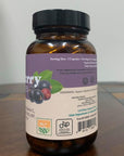 Organic Elderberry Capsules - Organic, Dried, & Pure Elderberry Sambucus Natural Immune Boost Capsules - 570 mg