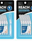 Reach Interdental Brush Tight 1.0mm | Removes up to 30% More Plaque | Special Designed for Gum Protection, PFAS Free | 10 Brushes (Pack of 2)