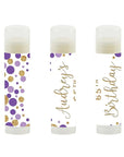 Andaz Press Personalized Milestone Birthday Party Glitter