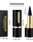 Kaely 2Pcs Gel Eyeliner Pencil, Natural Black Eyeliner Cream for Waterline, Liquid Eye Liner Waterproof Smudge Proof, Black Smoky Eyeshadow Palette Halloween Makeup, delineador de ojos contra el agua