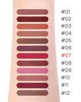 evpct Ruby Red Matte Creamy Retractable Lip Liner Pencils for Shaping & Sculpting Lips, Lip Pencils for Women Long Lasting Waterproof Rich Lip Colors Liner Crayon Lipstick delineador de labios 07