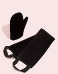 b.tan Back + Body Self Tanning Mitt Applicator Kit | Get Your Mitts on This Bundle - Streak-Free, Velvety Soft, Reusable & Washable Back + Body Applicator Mitt for Self Tan, Lotion, Sprays, Gels