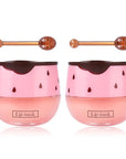 2PCs Strawberry Lip Sleeping Mask,Bee Lip