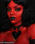 Mehron Makeup Fantasy FX Cream Makeup | Water Based | Halloween | Red Face & Body Paint For Adults 1 fl oz (30ml) (RED)