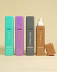 Minetan Olive Self Tan Foam | Color Base Collection - Dark Olive Bronze Finish, 1 Hour Express, Face & Body Fake Tanner, Complements All Skintones, Vegan & Paraben Free, 6.7 Fl Oz