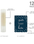 Andaz Press Personalized Lip Balm Party Blue,