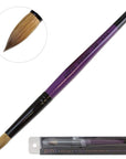 Professional purple wood kolinsky acrylic