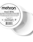 Mehron Makeup Clown White Professional Face Paint Cream Makeup | White Face Paint for Stage, Film, Cosplay, & Mime | Halloween Clown 16 oz (453g)