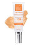 Suntegrity Tinted 5 in 1 Mineral Sunscreen for Face (SPF 30-2 oz) - Medium | BB Cream Moisturizer with Physical UVA/UVB Broad Spectrum Protection | Safe for Sensitive Skin