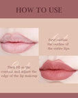 KISSIO Lip Liner,Creamy Lip Pencil,Long Lasting Lip Liner with Sharpener,Matte Finish,Smooth and Soft,Non-Dry,Easy to Use,Cruelty free,0.02 oz,05 Possessive