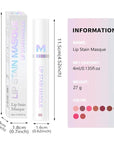 Matte Lip Gloss Peel Off Masque - Peel Off Lip Stain Tattoo, Mauve Peel Off Lip Tint,Long Lasting Waterproof Transfer-proof Lip Mask Lip Stain Peel Off Lip Gloss,Stay Lip Makeup 05#