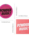 Single Rose Pink Matte Blush for Cheeks Face Blushes Makeup Palette, Rose Bean Monochrome Cream Blushes Palette Makeup for Older Women, Natural Pigmented Paleta de rosa oscuro monocromática 02
