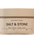 Salt & Stone Body Cream – Saffron & Cedar | Hydrating Formula with Seaweed Extracts, Spirulina & Squalane | Deep Hydration, Skin Barrier Support & Healthy Glow | for all Skin Types (6.7 fl oz)