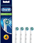 Oral B Cross Action Electric Toothbrush Replacement Brush Heads Refill, 4Count